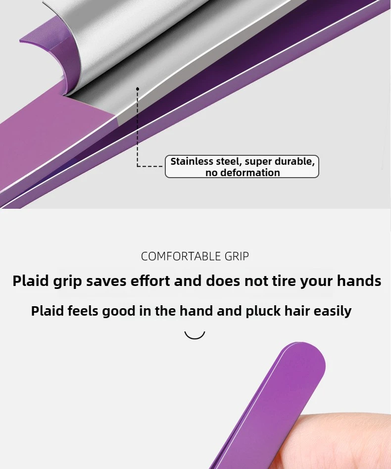 Augenbrauenpinzette, 4 Stück, buntes Haar, Schönheit, feine Haare, Abzieher, Edelstahl, schräge Augenbrauen-Clips, Entfernung, Make-up-Werkzeuge – Detail 10