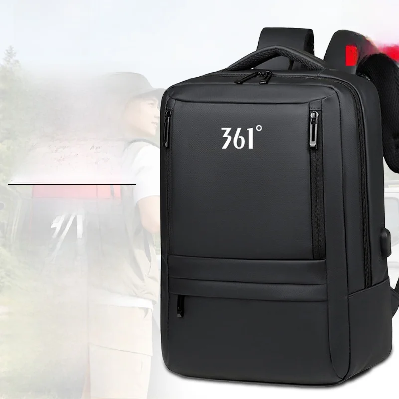 361-degree-lightweight-business-travel-laptop-bag-men's-commuter-backpack-large-capacity-student-bookbag-oxford-cloth-material