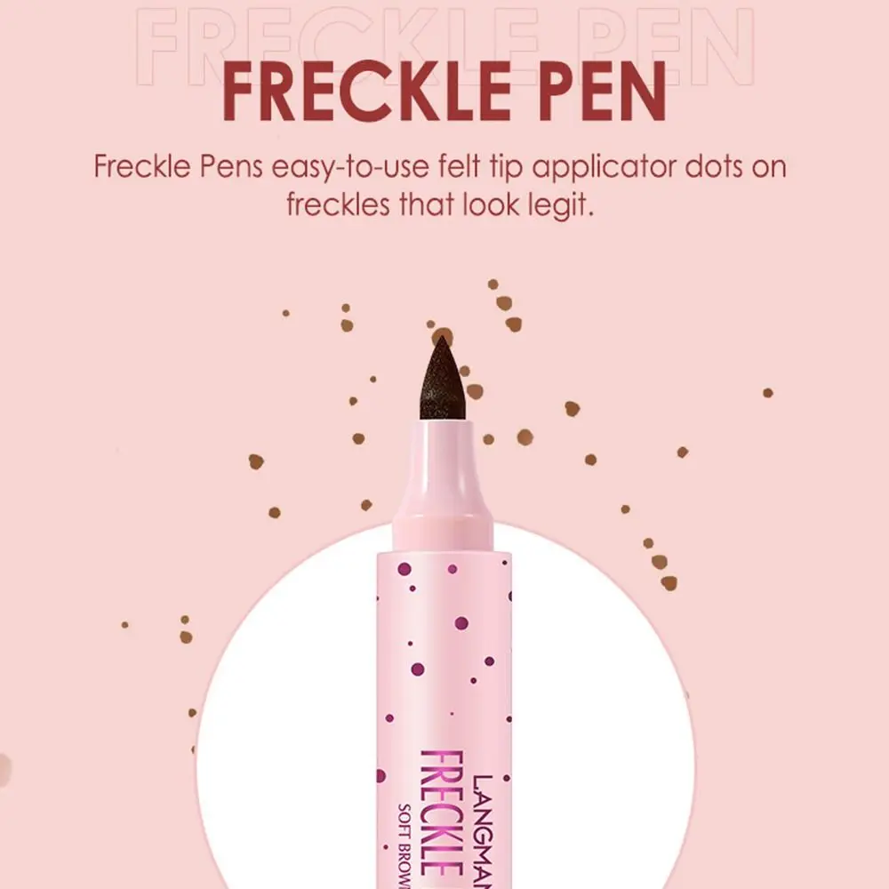 Fake Freckles Waterproof Lifelike Freckle Pen Soft Natural Dot Spot Freckles Pencil Face Brown Women Girls