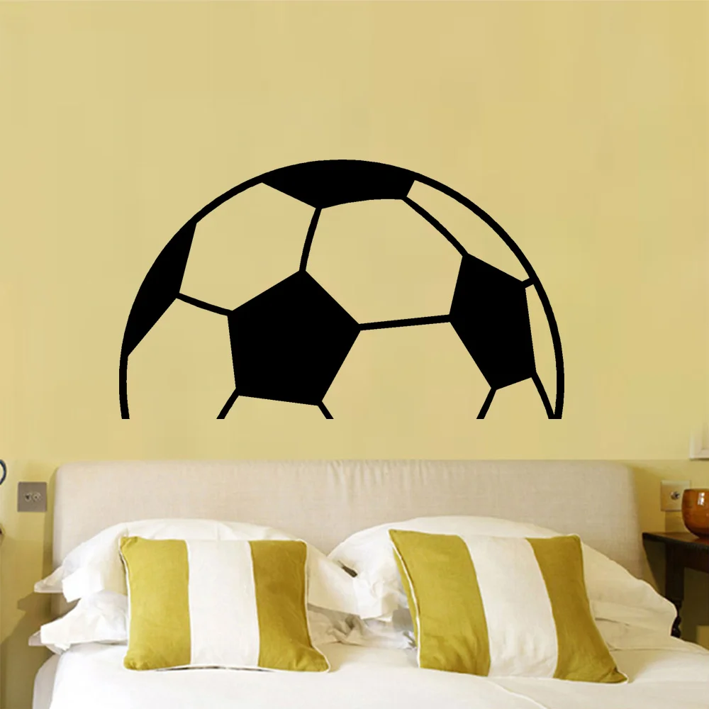 Soccer Sport Wall Decals Boys Bedroom Wall Sticker Football Wall Decor Vinyl Design Wall Murals Sports Kids