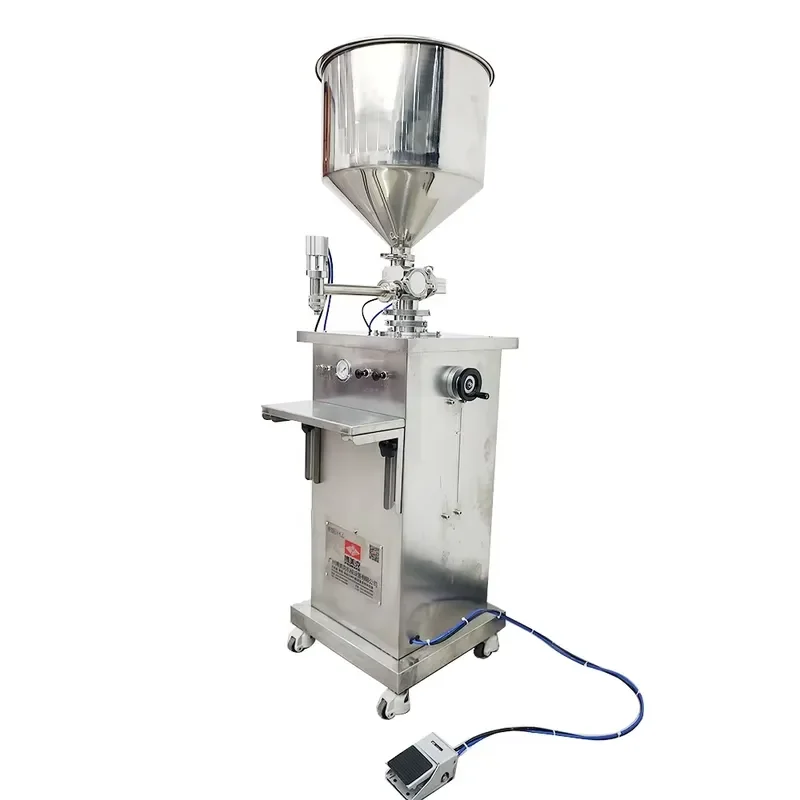 

Semi Automatic Ice Cream Water Liquid Honey Juice Sauce Soft Drink Tomato Paste Filling Machine