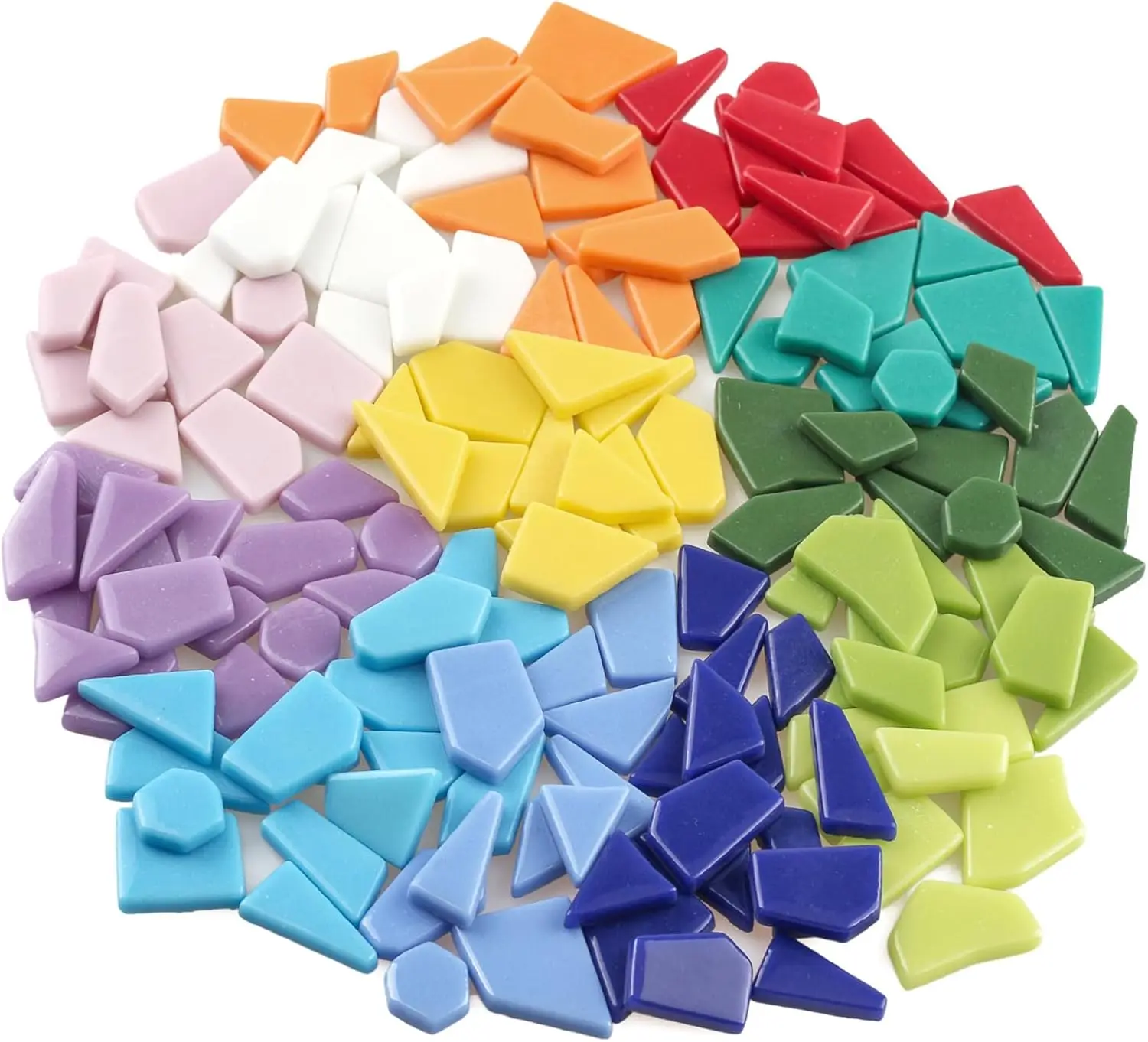 

Style Irregular Glass Mosaic Tiles for Crafts Bulk,200g Broken Mosaic Glass Pieces for Crafts, Perfect for Mosaic Art Crafting S