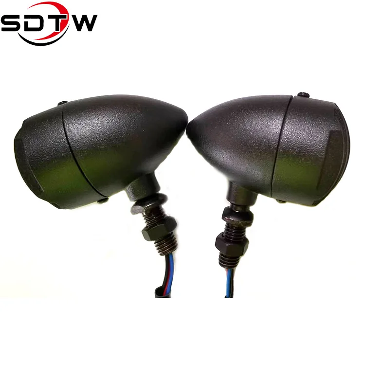 Retro Motorrad Drehen Befehl Licht Zubehör Zaun Galvanik Blinker