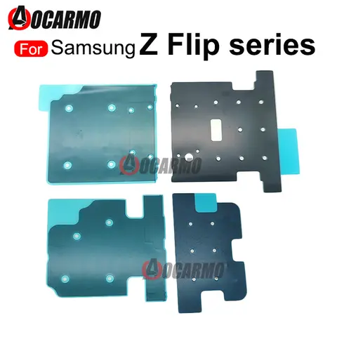 Aocarmo 1 conjunto para samsung galaxy z flip4 flip3 flip 4 3 5 6 dissipação de calor ticker substituição