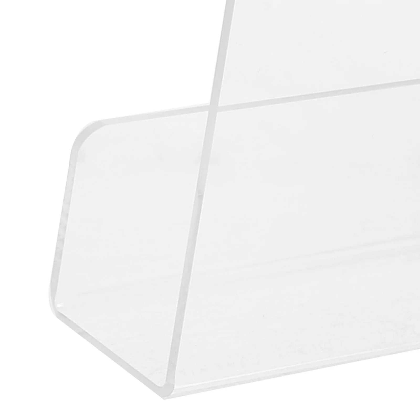 

Transparent Bookshelf Clear Acrylic Display Stand Desktop Book Rack Modern Sleek Design for Bookstore Library Acrylic Book Stand