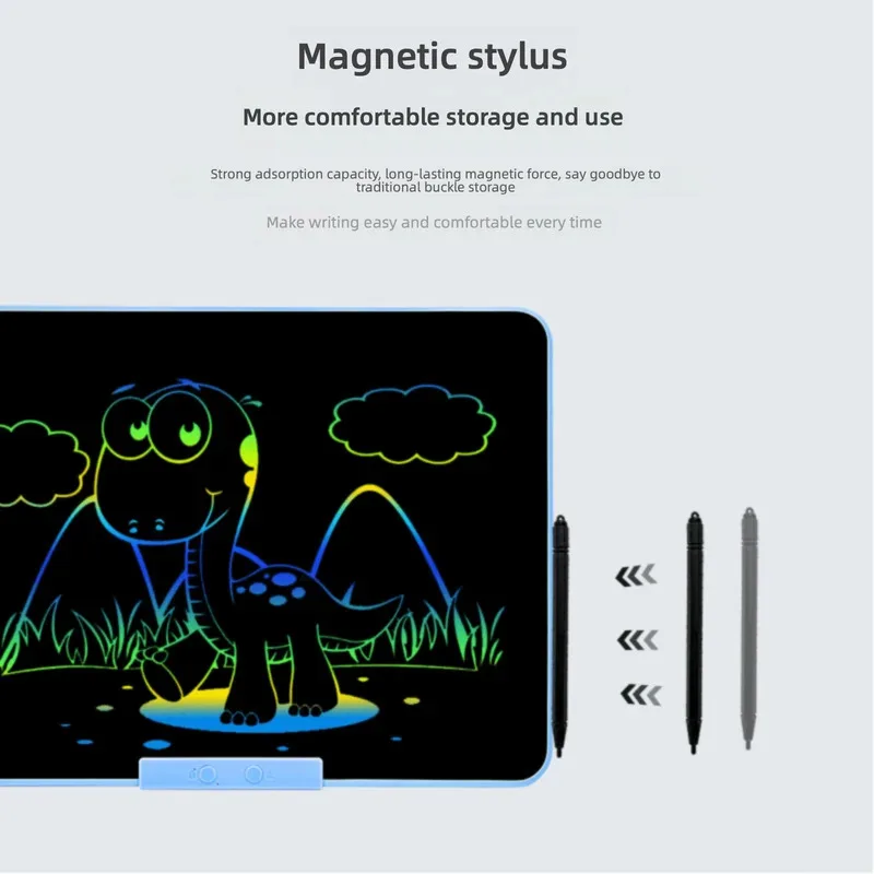 LCD Writing Tablet 12/16/20 Inch - USB-C Rechargeable, Eye-Protection Screen, Magnetic Pen, Dual-Surface for Home/Office/School