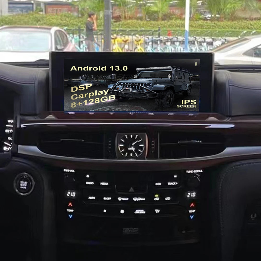 for Lexus LX570 2015 to 2021 Car Android 13.0 carplay GPS touch wireless multimedia player navigation intelligent auto head unit