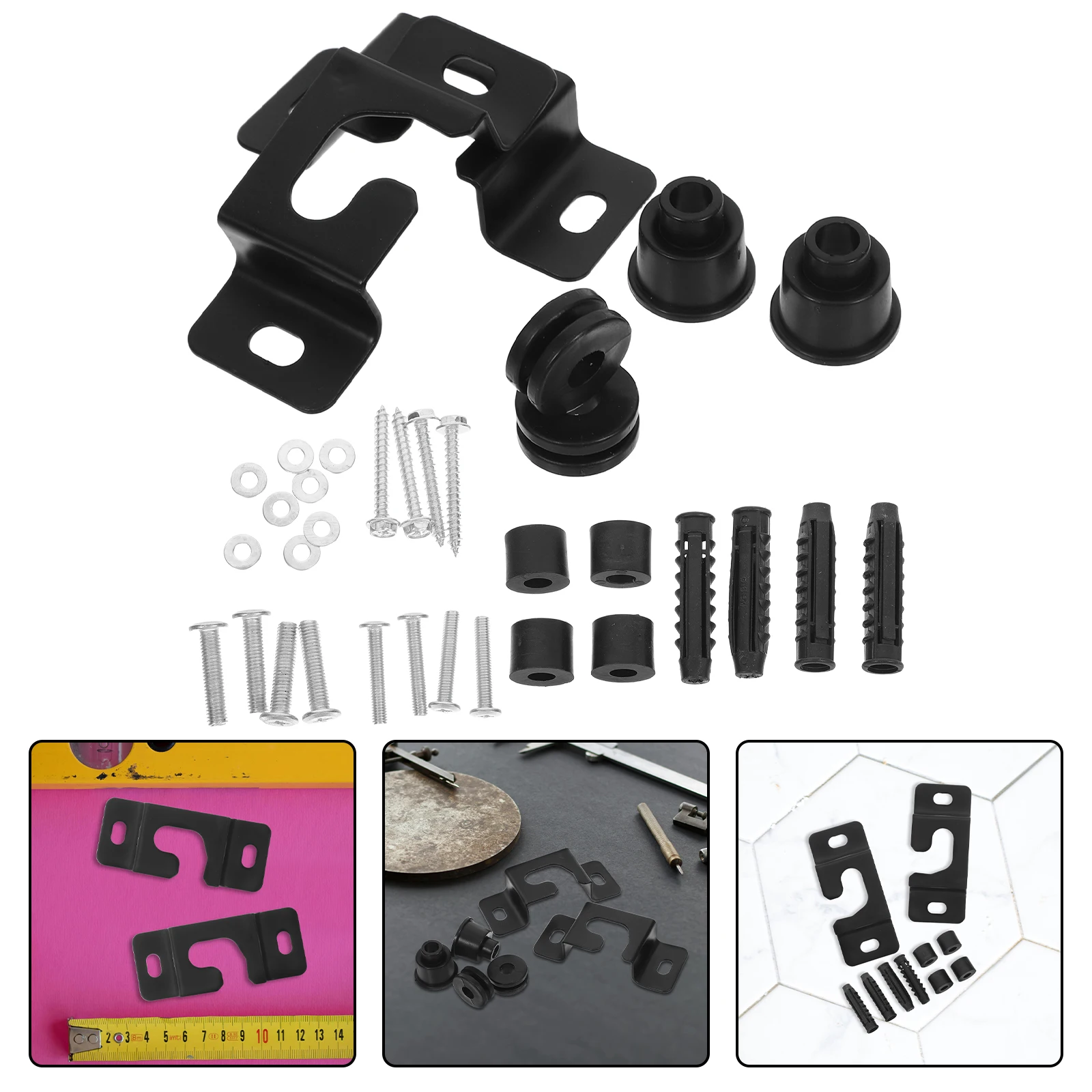

Wall Mount Bracket Drywall Installation Flat Screen Mounting Bar Fixed Easy Hanger