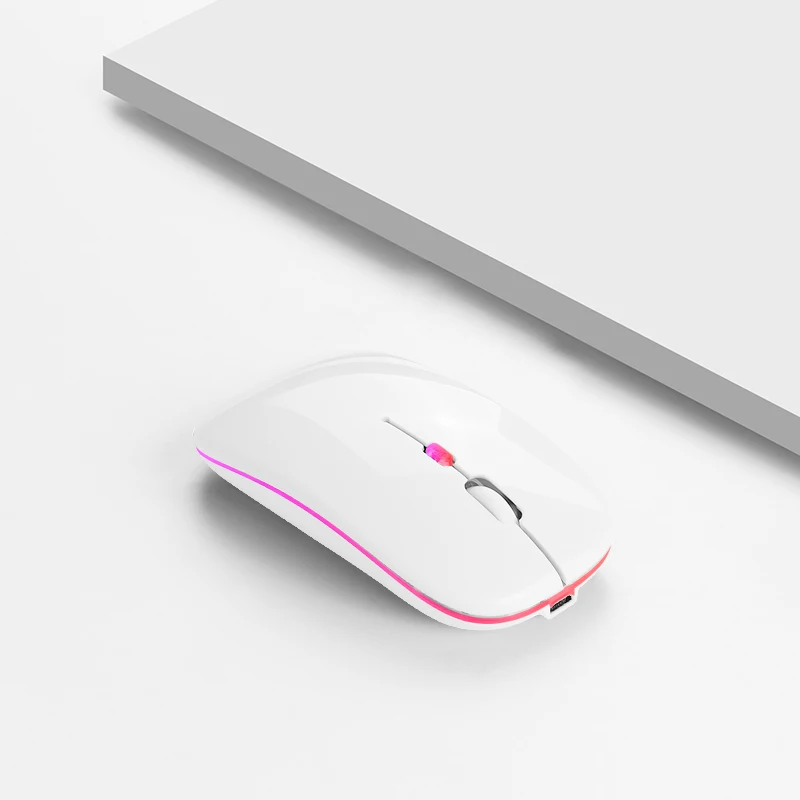 Backlit Wireless Mouse For Amazon Kindle Scribe 10.2" Fire Max 11 2023 Rechargeable Silent Mini Mouse For Google PIxel Tablet