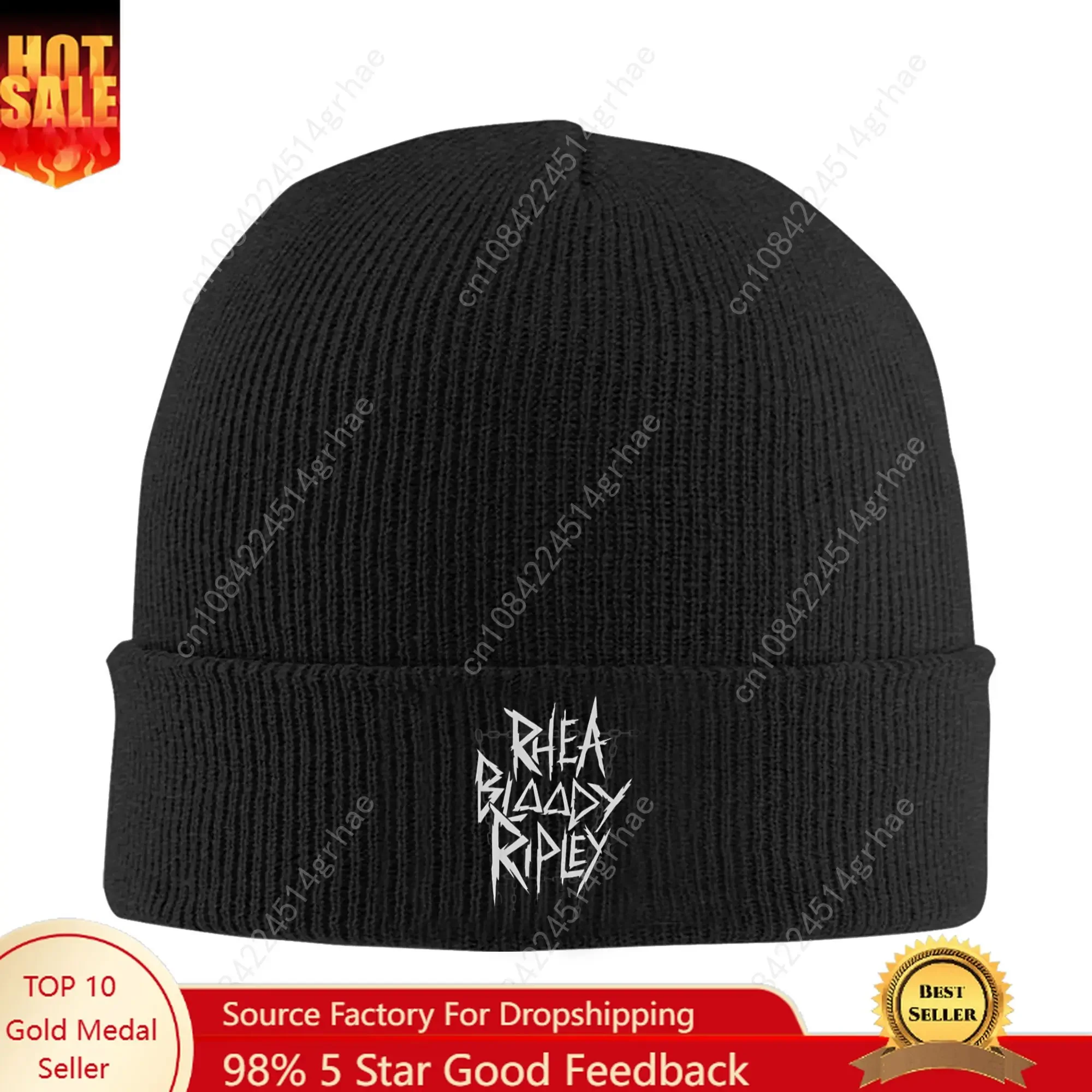 

Rhea Ripley B4B Edition Knitted Hat Women Men Beanie Autumn Winter Hat Acrylic Warm Caps Stylish Unisex Pullover Hat