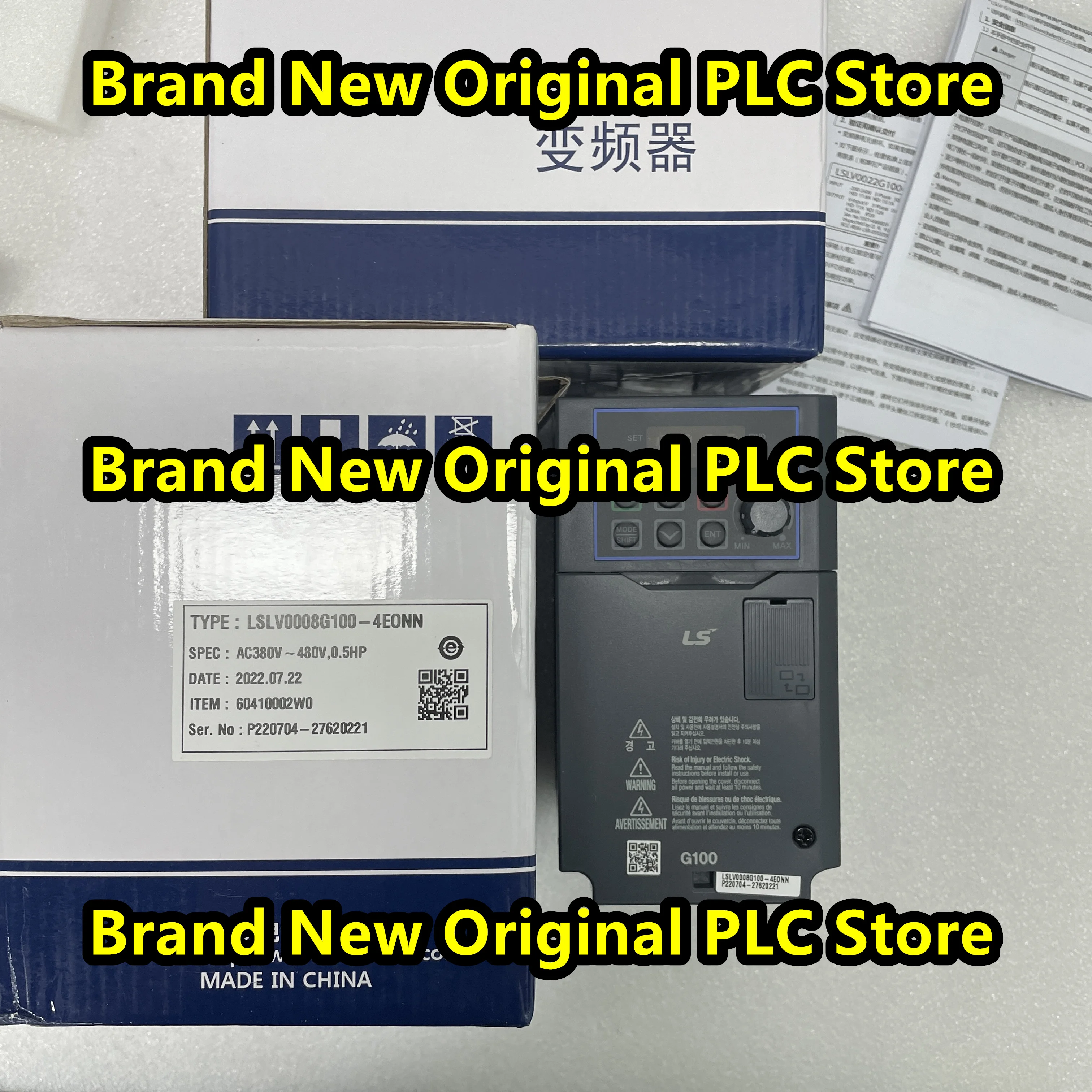 ใหม่Original LSLV0110S100-4EONNMแปลงความถี่