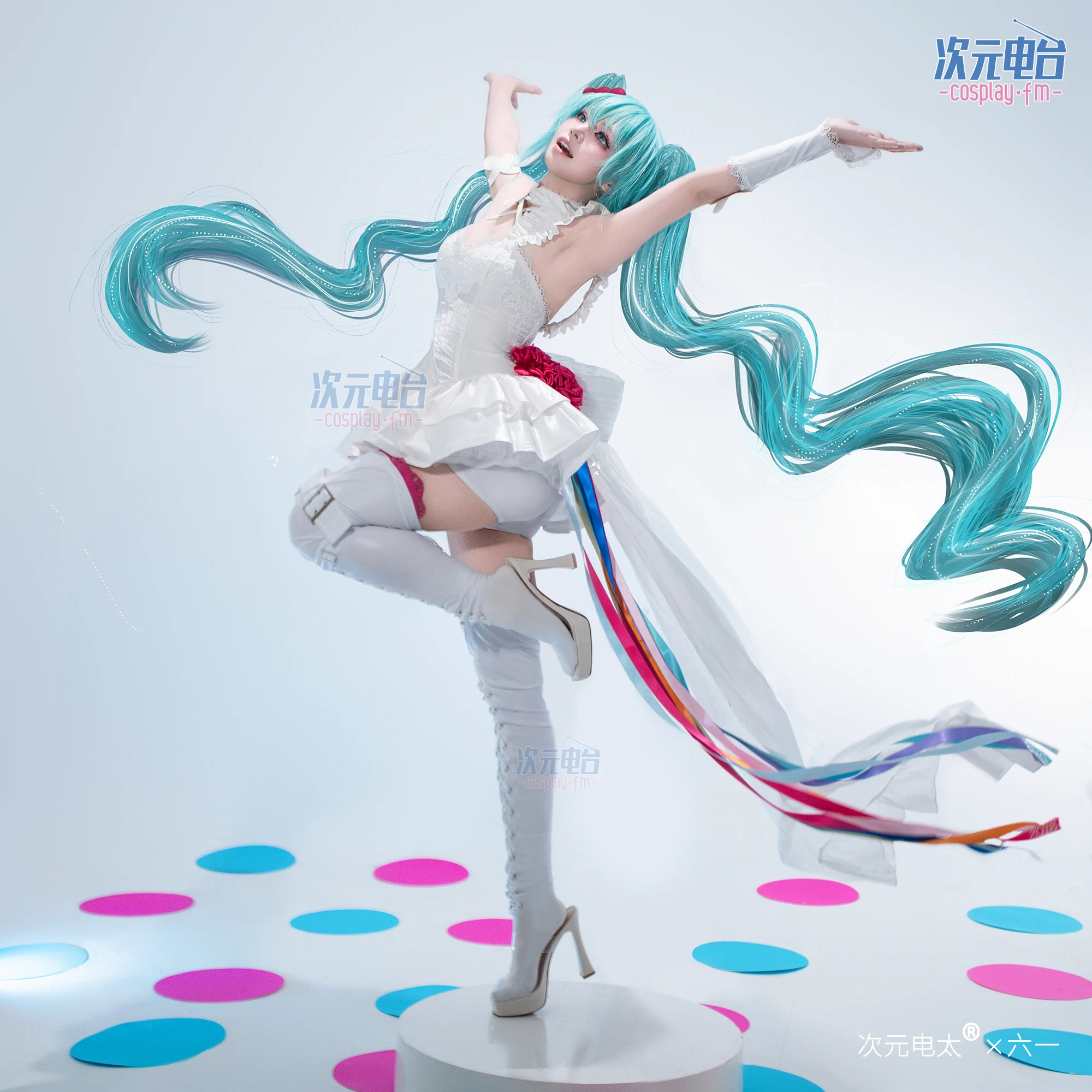 فستان سباق مثير من أنيمي 2026 Miku Cos للنساء أزياء تنكرية للهالوين #5