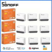 1-10PCS SONOFF ZBMINIR2 Zigbee3.0 Smart External Switch Control Compact Size Requires Neutral Wire Works with Alexa Google Home