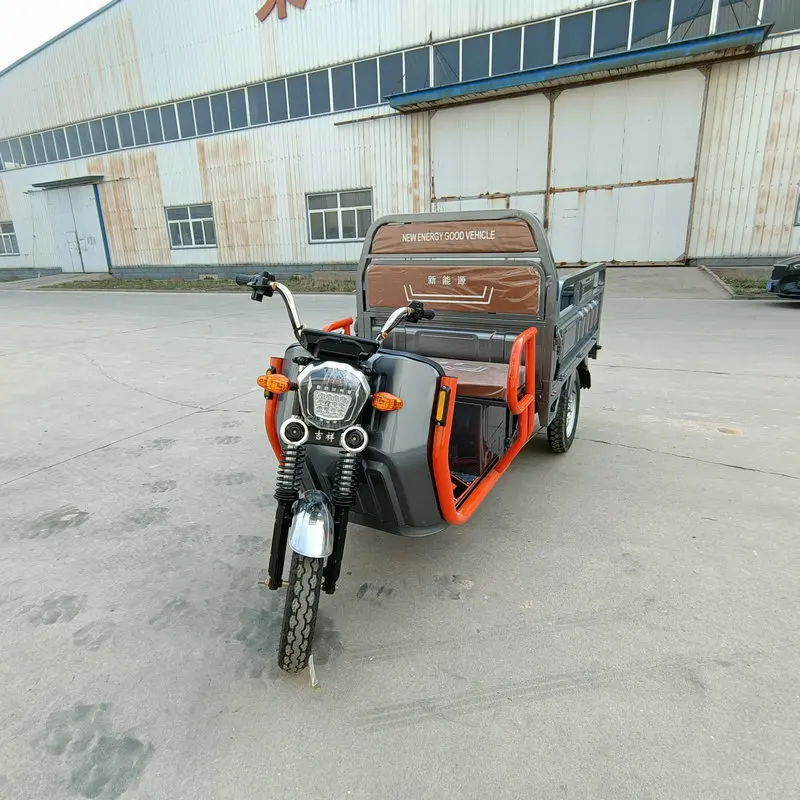 Brand New Motorized Tricycle 3 Wheel Electric Cargo Bike Pickup Truck with High Quality
