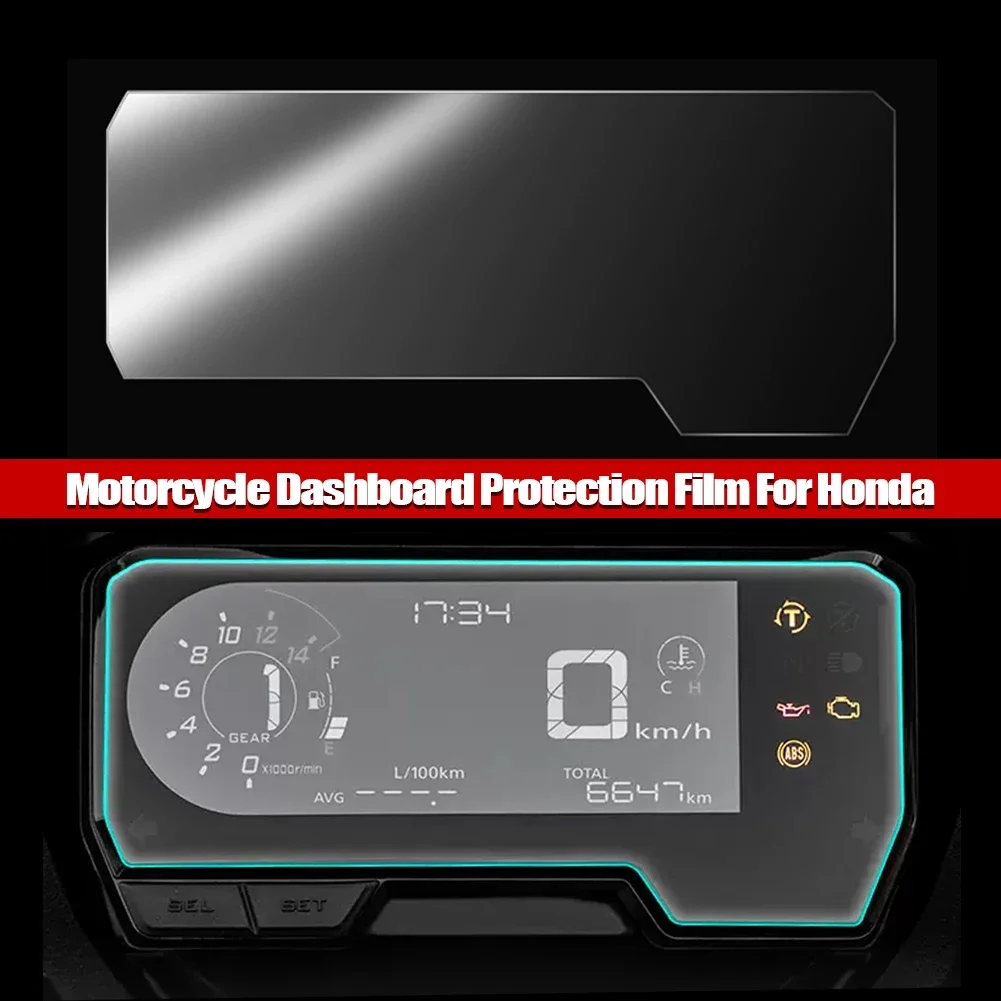 

Motorcycle TPU Dashboard Screen Cluster Scratch Screen Protect Film For Honda CB650R CBR650R CBR500R CB500F CB500X 2019 - 2021