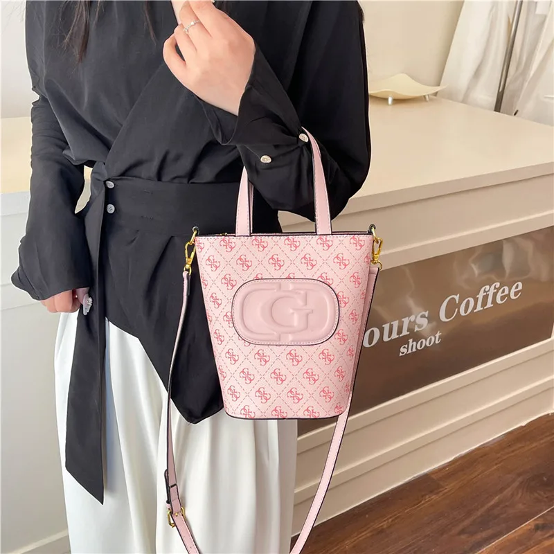 

2025 Новая винтажная сумка-ведро — кошелек через плечо большой вместимости, элегантная повседневная сумка, необходимая для офиса/уличной одежды