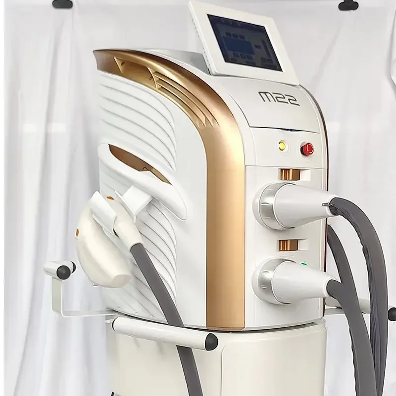 New 2-in-1 M22 Nd Yag and Ipl Hair Removal Skin Rejuvenation Machine Hair Removal Machine Delicate Skin Shine