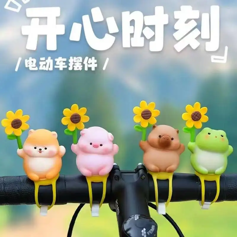 

Windmill electric car ornament motorcycle cartoon figurine bicycle decoration accessory