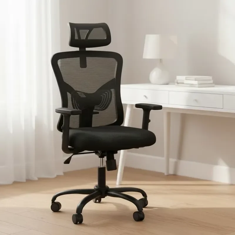 Factory Direct Ergonomic Mesh Office Chair for Office Breathable Mesh Chair with Adjustable Reclining Backrest