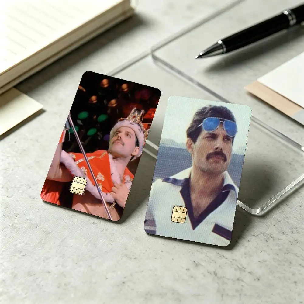 F-Freddie M-Mercury Singer Sticker Film Tape Skin for Credit Card Debit Card Waterproof Stickers