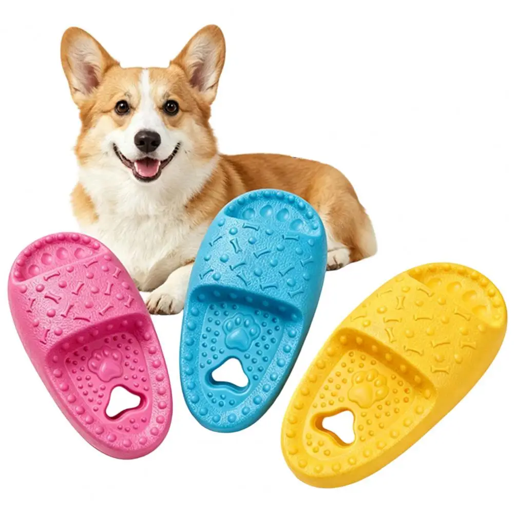 Floating Dog Toys for Swimming Pool Bite Resistant Slipper Chew Toy Floating Slipper Dog Toy Textured Chew Toy for Small Medium
