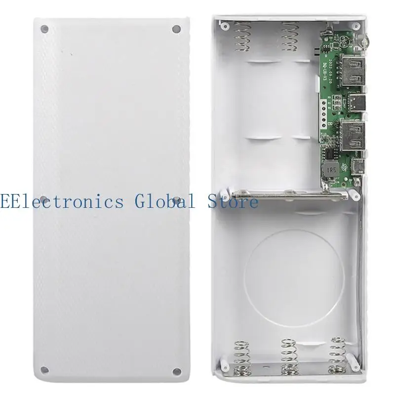 462B Modular Powerbank Case Holds 5PCS 20650 Batteries Plastic Construction For Easy Installation And Outdoor Activity Use