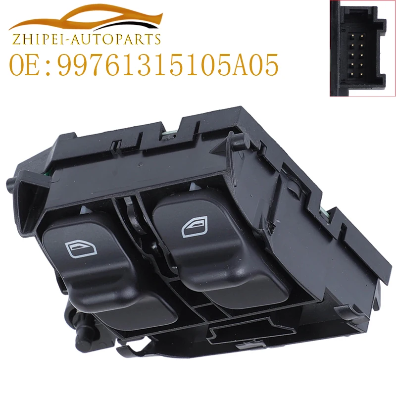 99761315105A05 interruptor de ventanilla eléctrica para coche 99761315105 apto para Porsche Cayman 997 Boxter 987