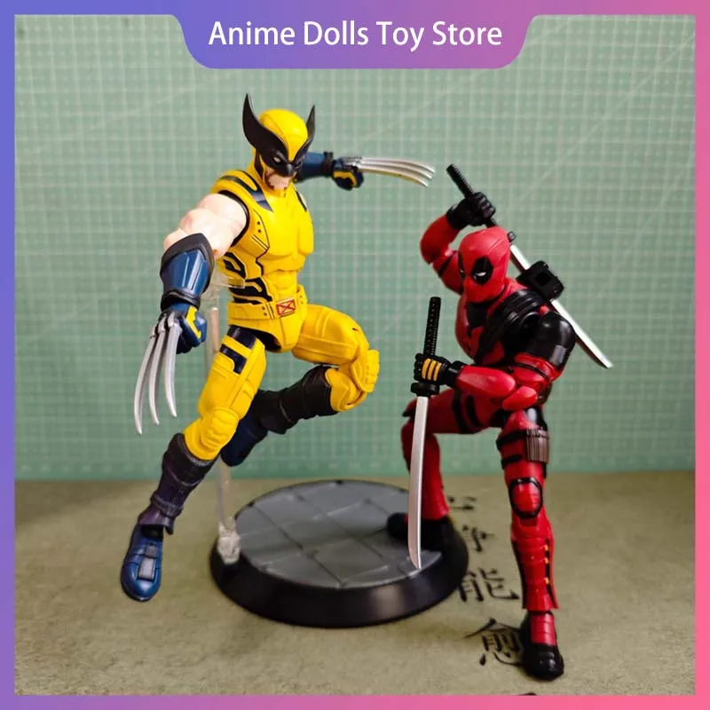 

Подлинная фигурка Дедпула Росомахи 13 см, аниме, мультфильм, подвижные суставы, сборная игрушка, декор для рабочего стола, коллекция, подарок на день рождения