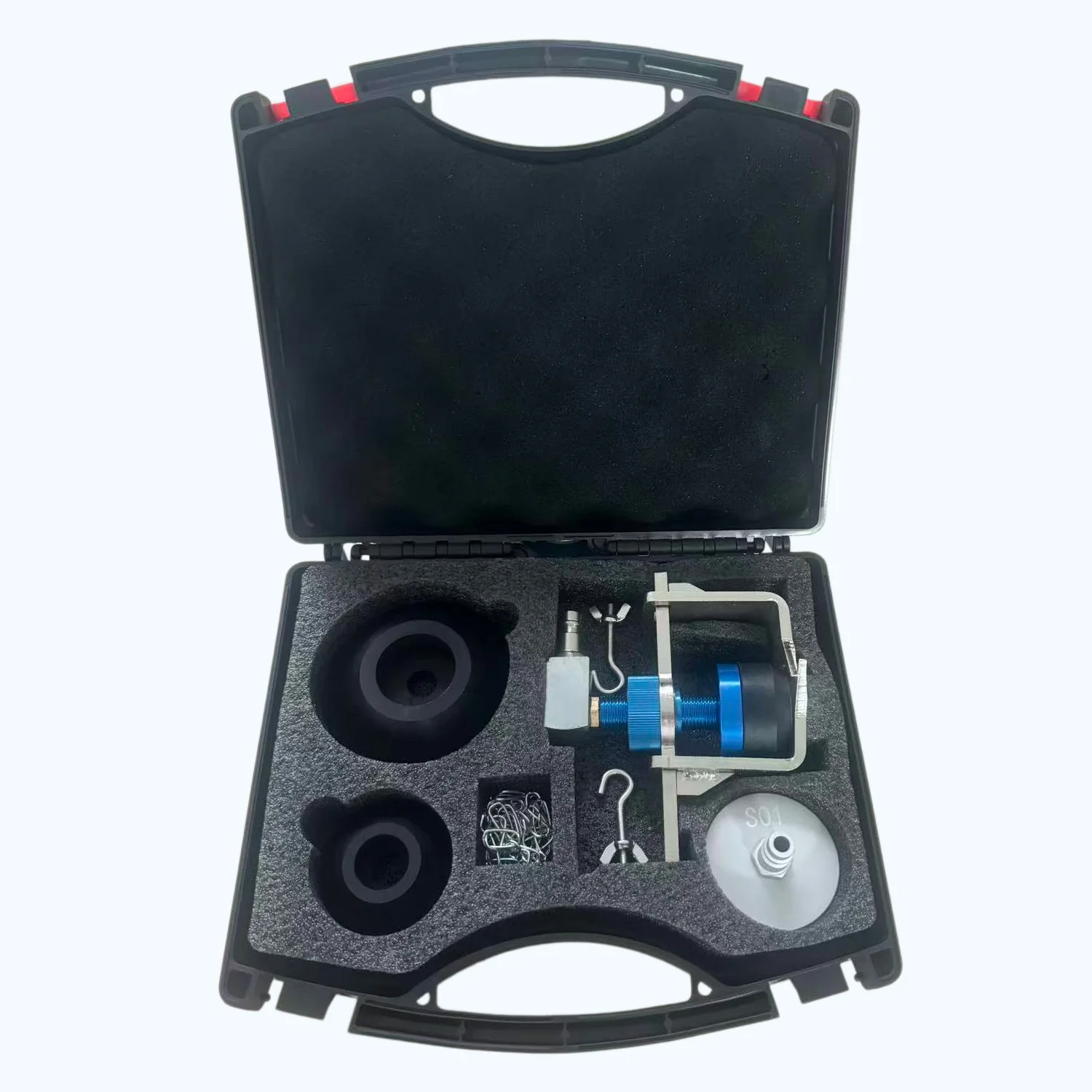Brake Clutch Master Cylinder Adapter Kit for Brake Bleeder Tool, Universal Car Truck Brake Fluid Replacement Set in Black Case
