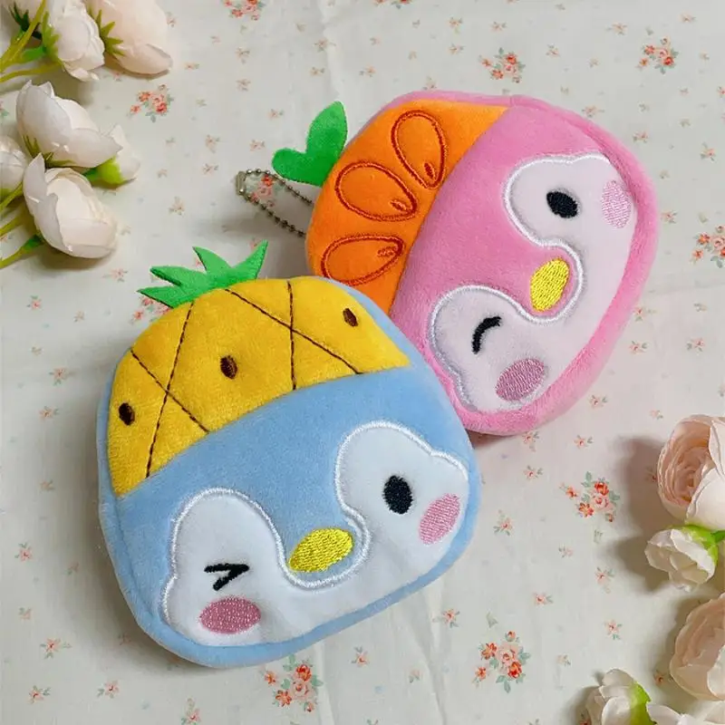 Lindo pingüino de peluche monedero colgante llavero Kawaii dibujos animados creativo pingüino varios bolsa de almacenamiento encantos cartera regalos