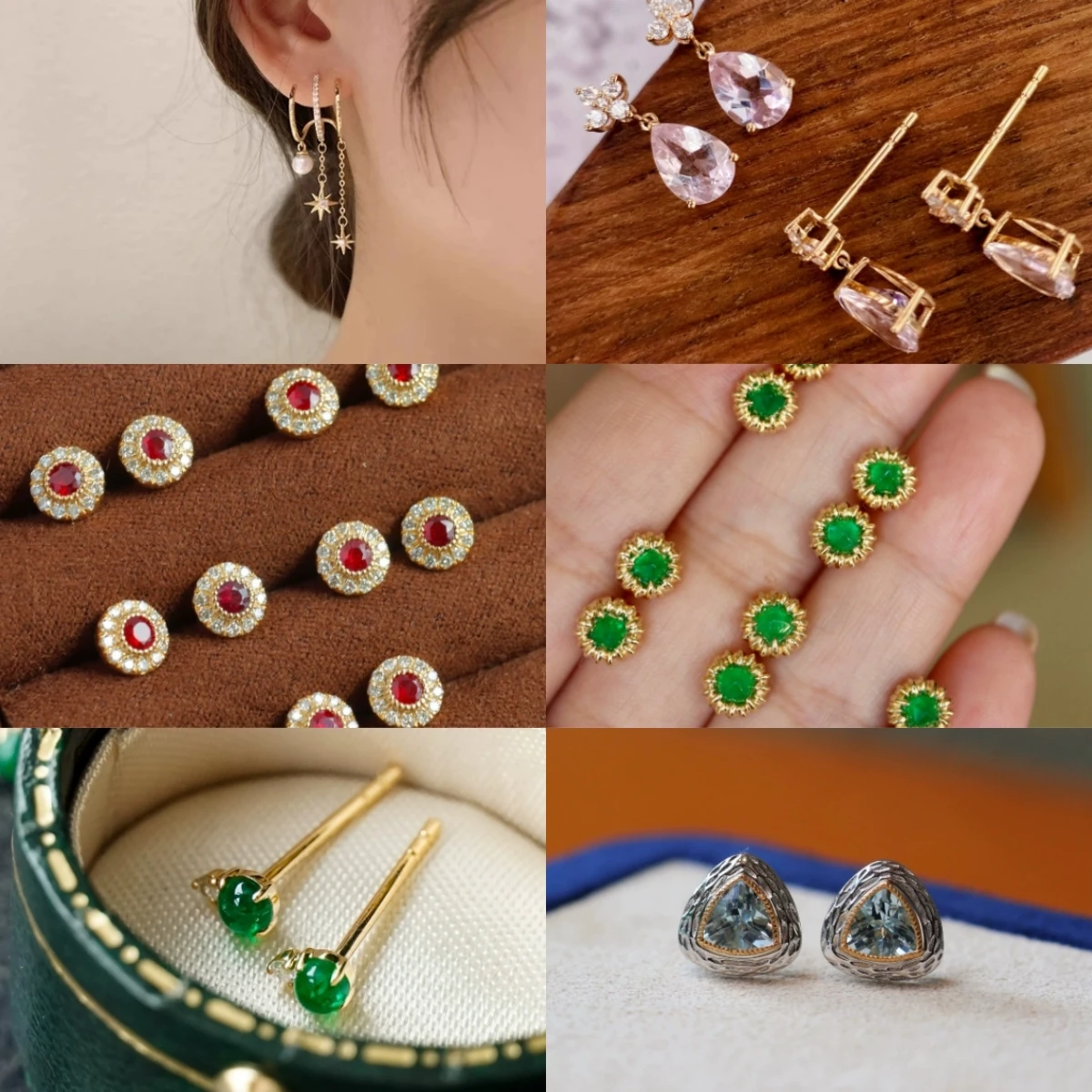 

New product: s925 silver French style light luxury retro style earrings, personalized and fashionable daily commuting earrings