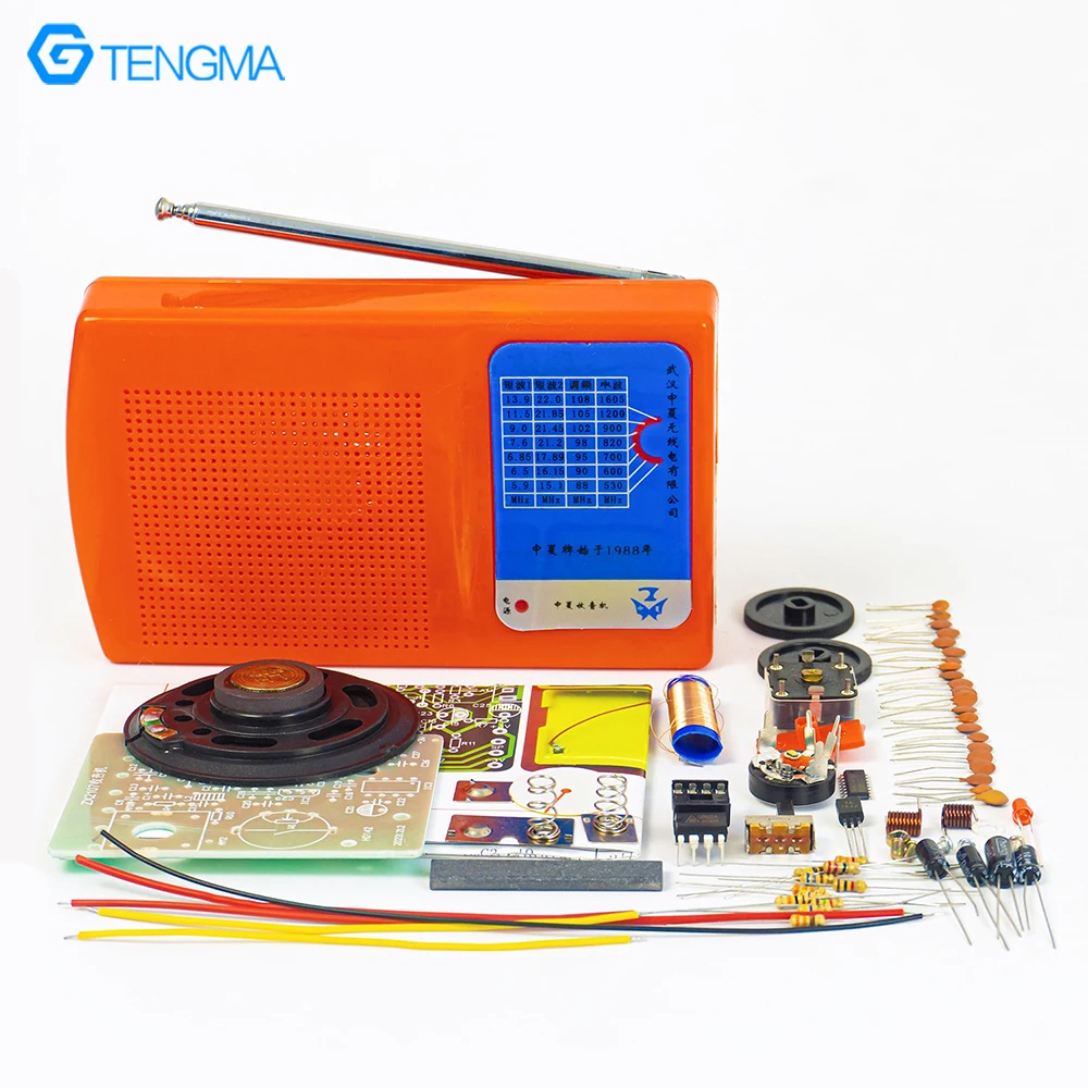Electronic DIY FM AM Radio Teaching Training Kit ZX2107 Electrical and Electronic Skills Soldering Circuit Board Practice