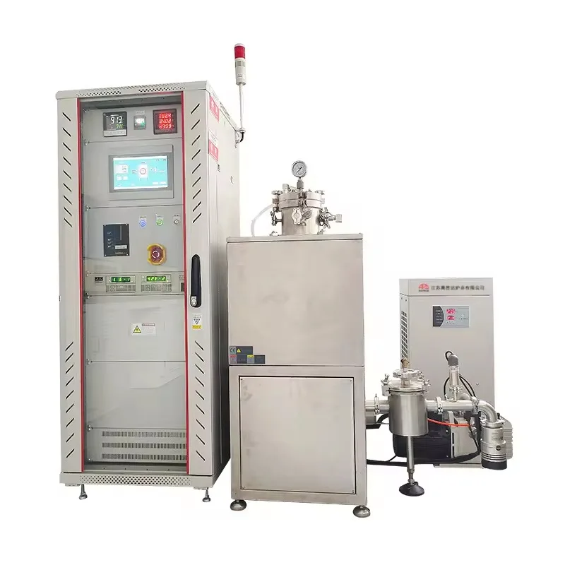 Mechanical Pressure Adjustable Ceramic Composite Sintering Furnace 2200 Degrees Hot Press Furnace