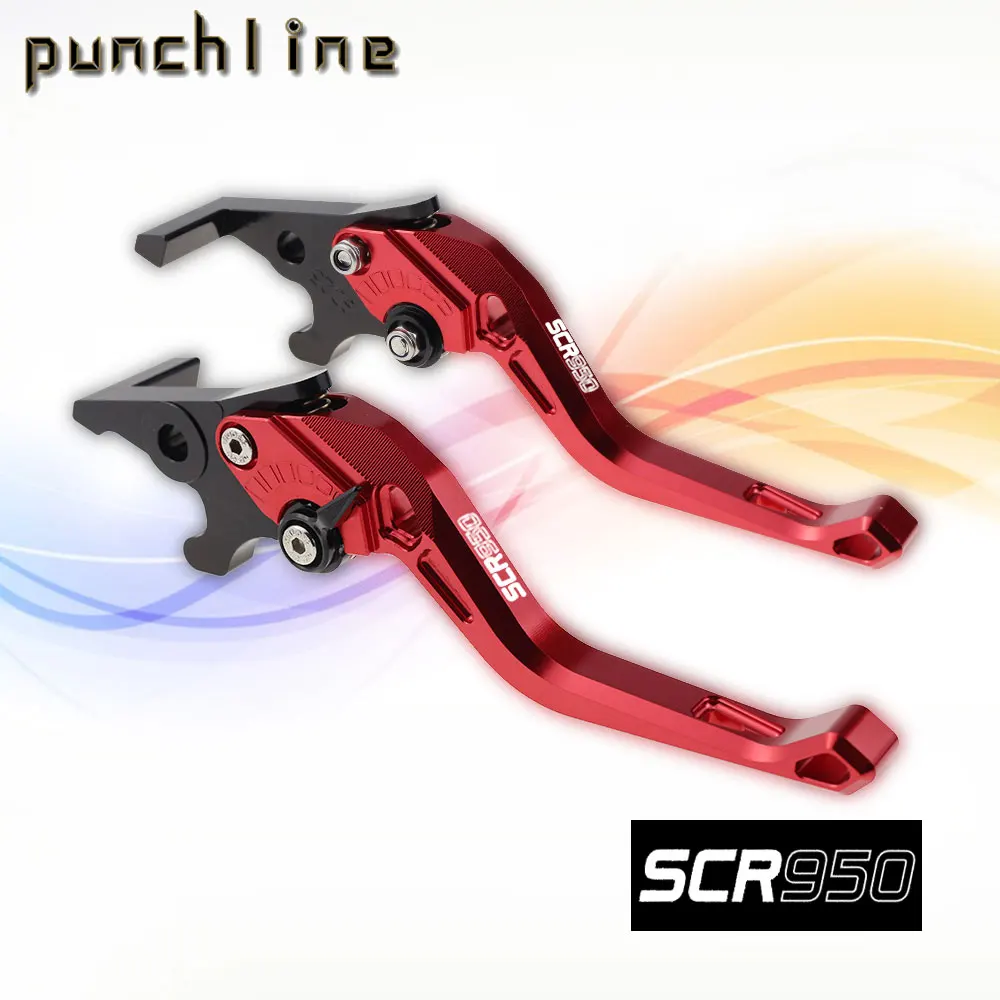 

Fit For SCR950 2017-2021 SCR 950 SCR-950 Motorcycle CNC Accessories Short Brake Clutch Levers Adjustable Handle Set