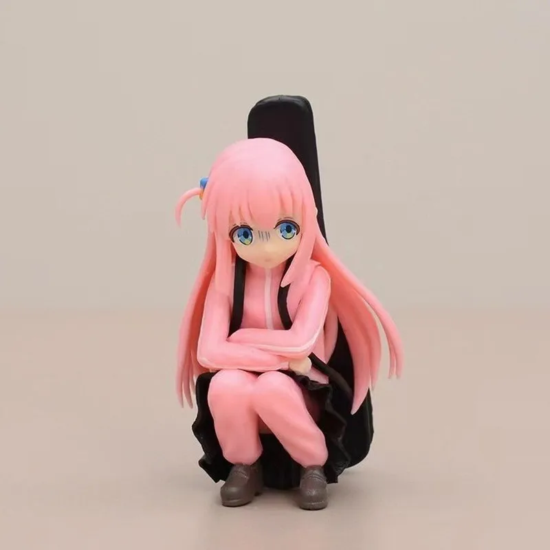 

Lonely Rock Gotoubun Pochi-Chan Squatting Double Face Replaceable Figure 8cm Pvc Car Desktop Decoration Model Rock Girl Toy Gift