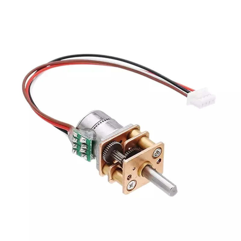 Mini 10mm Stepping Gear Motor DC 5V 2-phase 4-wire Stepper Motor Reduction ratio 20:1/50:1/100:1/150:1/ 298:1