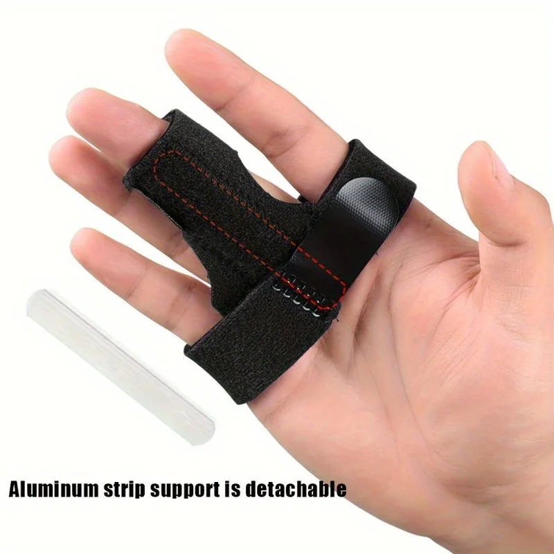 Adjustable Finger Splint, Breathable Finger Brace Fastening Tape for Fingers and Toes Thumb Index Middle Ring Little Finger - view 4