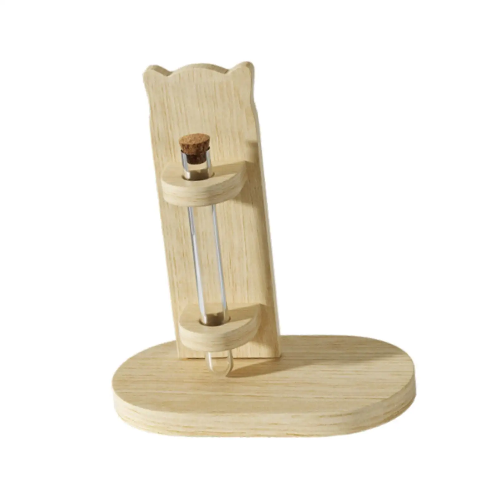 Kitty Whisker Storage Box Wooden Clear Commemorative Case for Pet Hair Souvenirs and Gift Giving
