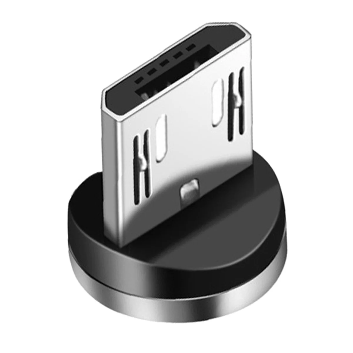 3X Round Magnetic Cable Plug 8 Pin Mini USB Plugs Fast Charging Phone Magnet Charger Plug-A74Z