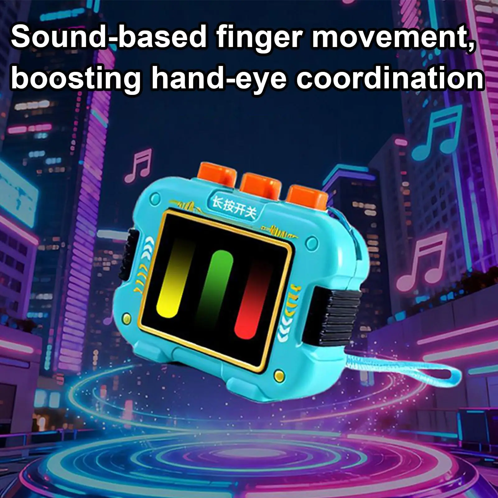 تململ لعبة تضيء سرعة الصحافة دفع إيقاع لعبة ألعاب متململة مع صوت للمنزل السفر الاسترخاء التركيز عيد الميلاد