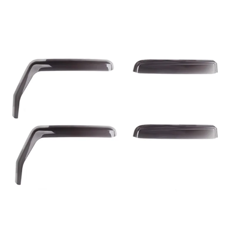 2025 New Design 4 Pack Window Visor Rain Shield Deflector For Jeep Wrangler JK Accessories
