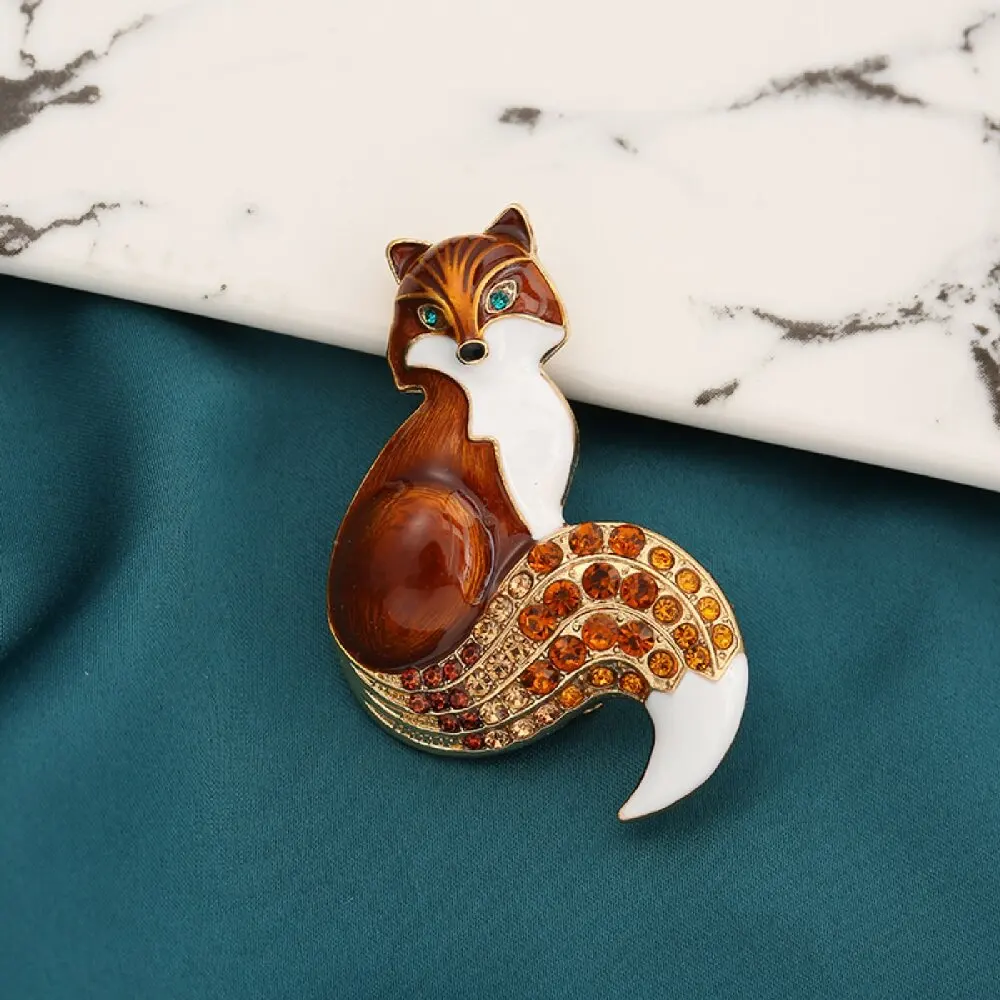 1PC Women's Fashion Trendy Personalized Small Animal Brooch Jewelry Accessories Suitable for Date, Party, Festival Gifts-6636