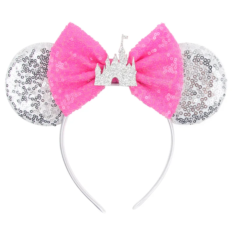 Mickey-Maus-Stirnbänder, Schloss-Show-Stirnbänder, Niedliche Haaraccessoires für Vergnügungsparks – Detail 9