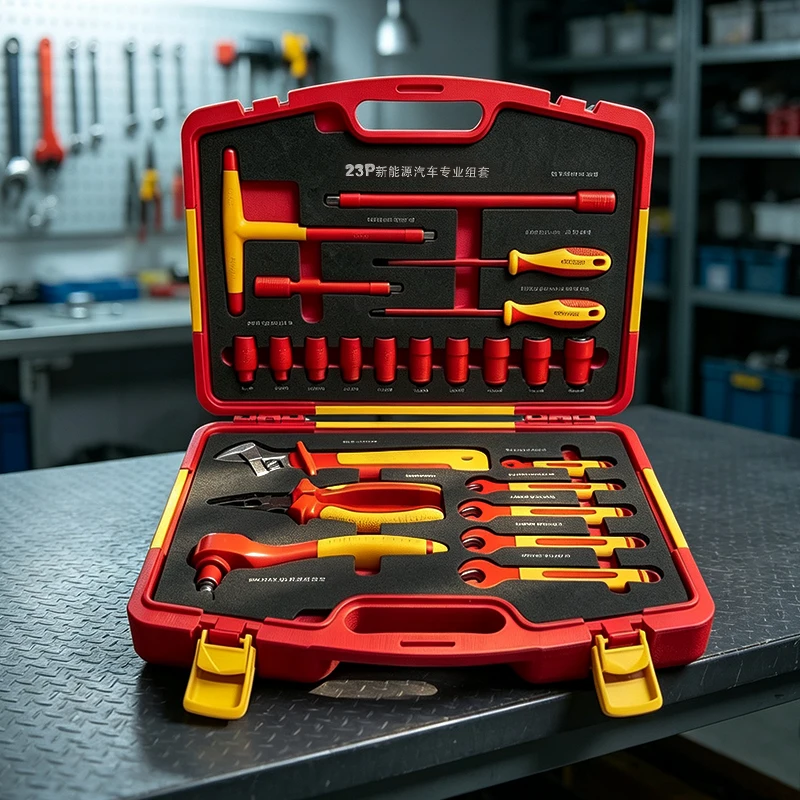 VDT-07 23pcs Insulated Electrician Tool Set Toolbox Socket Set Tool Kit Tool Sets Professional Box