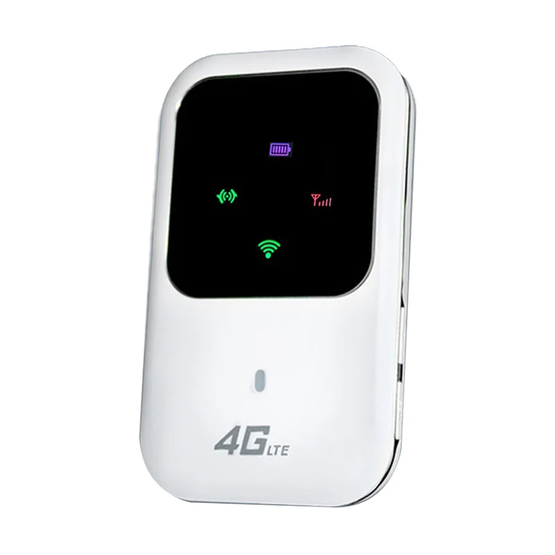 جهاز توجيه واي فاي بجيب MiFi للسيارة ، نقطة اتصال لاسلكية مع فتحة لبطاقة Sim ، مودم محمول ، 4G ، Mbps