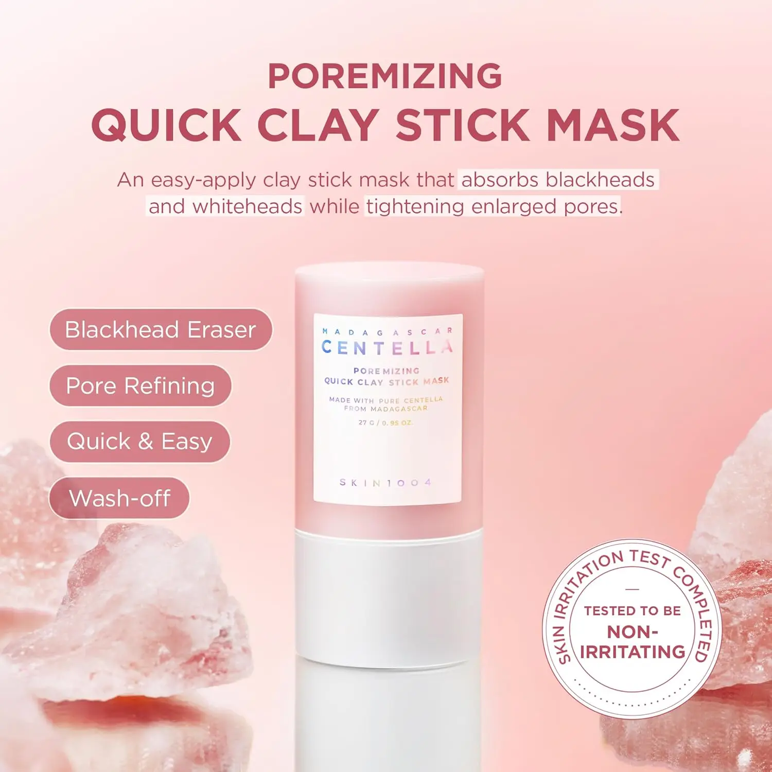 Centella Asiatica Pink Mud Facial Mask for Skincare