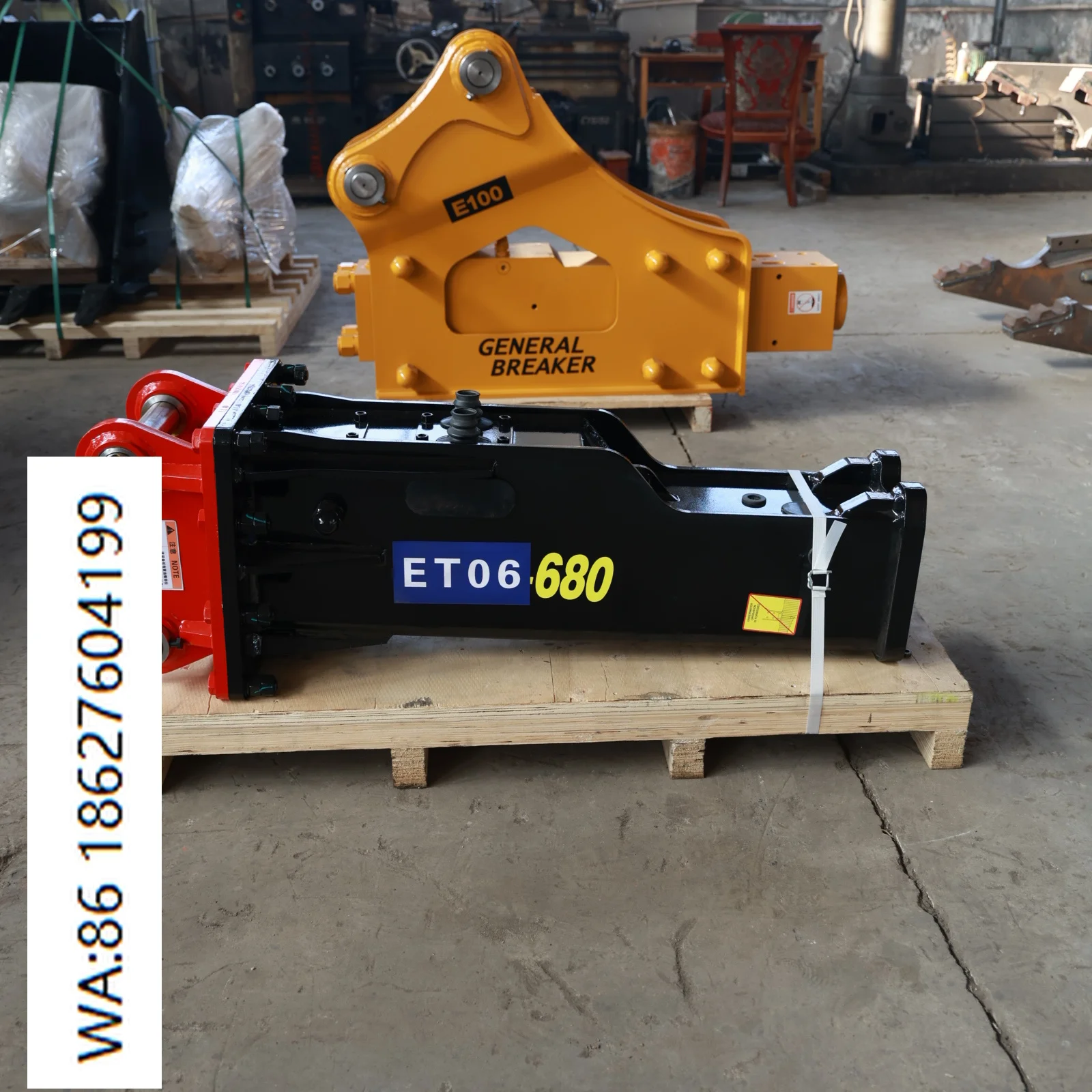 Manufacturer Hot Selling Breaker For Excavators Hydraulic Rock Hammer Demolition Attachment