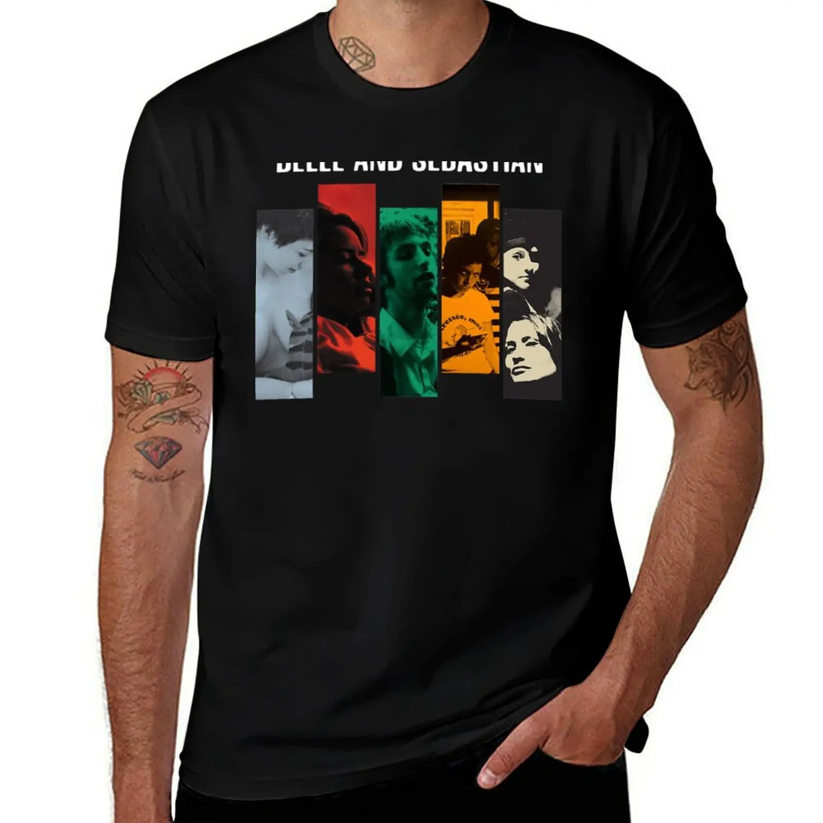 Belle and Sebastian Discography T-Shirt Modern Print Casual T-Shirt