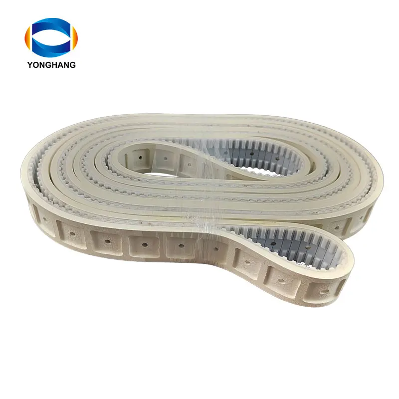 Precision Reinforced Timing Belt for Inlet & Outlet Conveyors of Glass Edging, Mitering & Beveling Machines