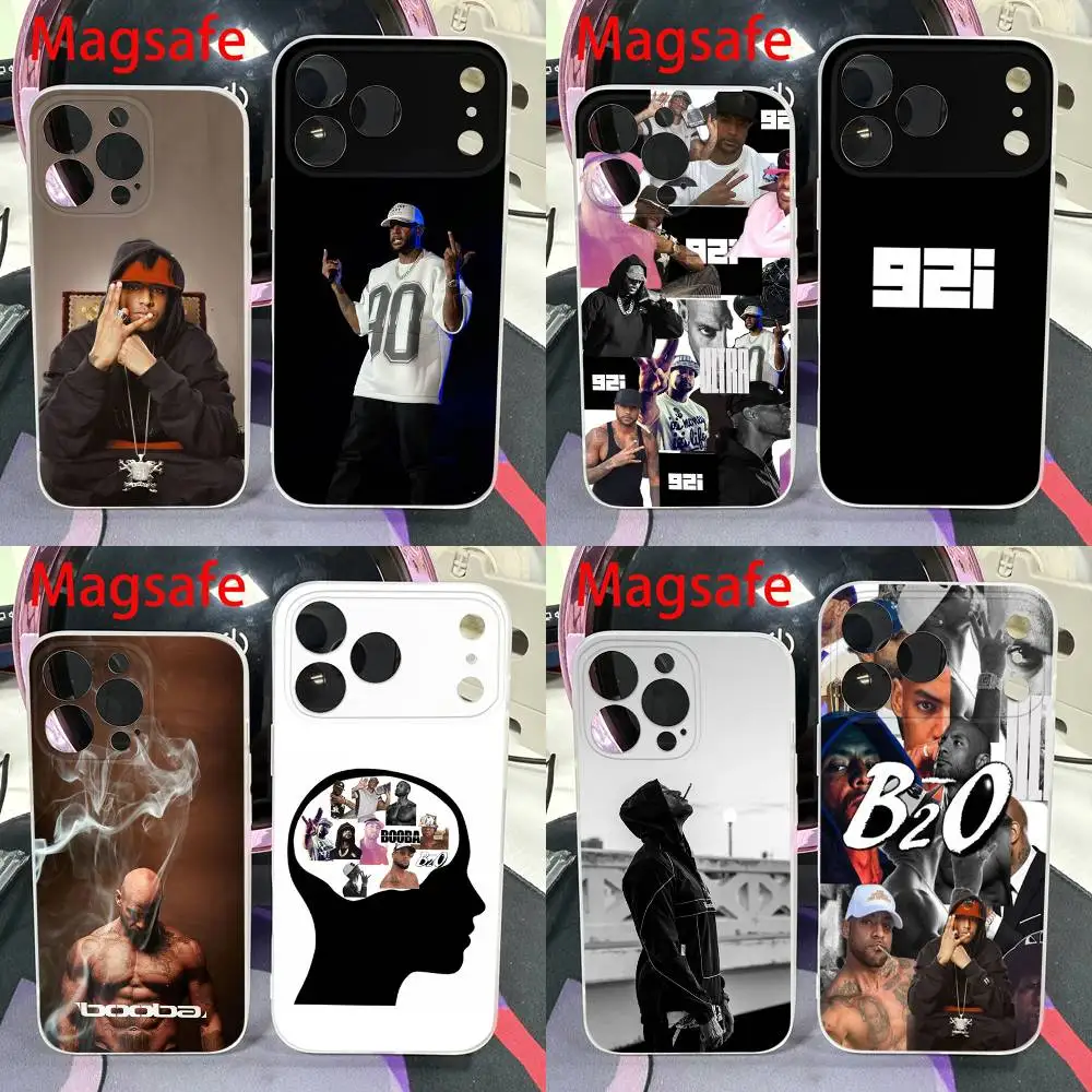 

Rapper B-Booba Phone Case For iPhone 14,16,15,11,13,17,12,Air,Mini,Plus,E,Pro,Max Magnetic Magsafe Frosted Cover